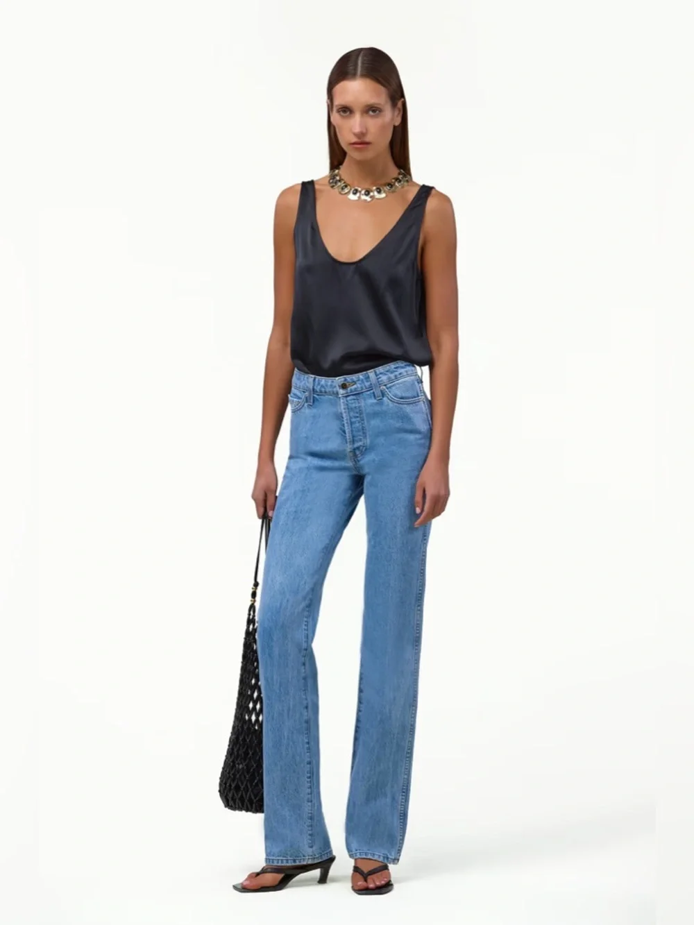 Same THE PERFECT JEAN Button Fly Size 28 x 35 Long Retail 428.00 - Picture 14 of 16